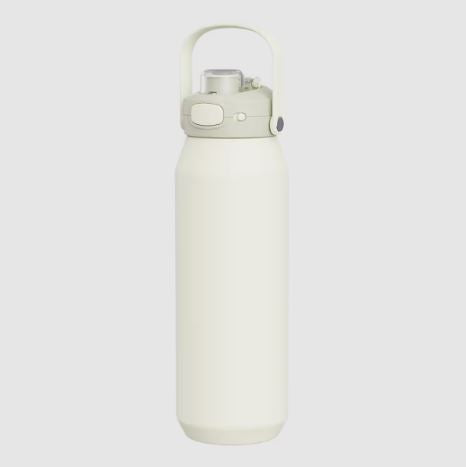 Oasis Ceramic Lined S s Triple Wall Insulated  capri  Drink Bottle W  Quick Release Lid 1l Alabaster For Cheap