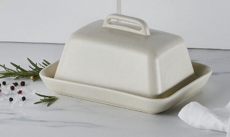 Davis & Waddell Darley Butter Dish - Cream For Cheap