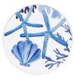 Maxwell & Williams Blue Coral - Round Corkback Coasters Set Of 4 Cheap