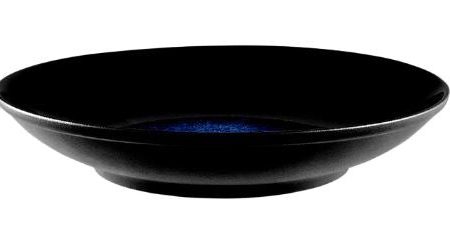 Maxwell & Williams Caviar Midnight - Footed Bowl 25x4.5cm Online now