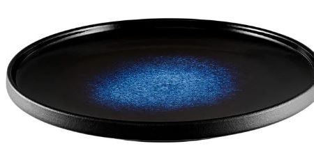 Maxwell & Williams Caviar Midnight - High Rim Plate 21cm For Cheap