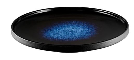 Maxwell & Williams Caviar Midnight - High Rim Plate 21cm For Cheap