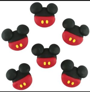 Cake Craft - Mickey Mouse Head - 6pc Supply