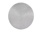 Maxwell & Williams Table Accents Lace Metallic Round Placemat Silver on Sale