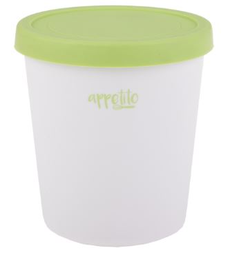 Appetito Ice Cream Tub 1 Litre -green For Sale