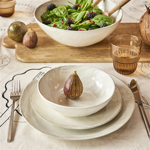 Ecology Linen Dinner Set 12pc - Birch For Discount