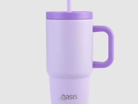 Oasis Stainless Steel Double Wall Insulated  junior Commuter  Travel Tumbler 700ml - Lilac For Cheap