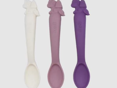 Melii Luxe Silicone Spoons 3 Pack - Unicorn Supply