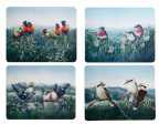 Maxwell & Williams - Birds Of Australia Katherine Castle 10 Year Anniversary - Corkback Placemats 34x26.5cm Set Of 4 Assorted For Discount