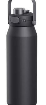 Oasis Ceramic Lined Stainless Steel Triple Wall Insulated  capri  Drink Bottle With Quick Release Lid 1l - Black Online Sale