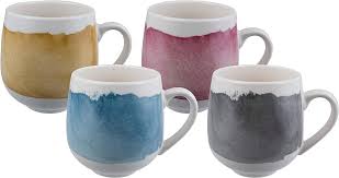 Bundanoon Huggie Mug Set Of 4 - Banded Jewels on Sale