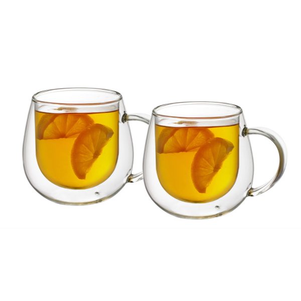 Avanti Huggie Double Wall Mug 450ml - Set Of 2 Cheap