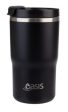 Oasis Cermic Lined Stainless Double Wall Insulated Travel Mug 480ml - Black Hot on Sale