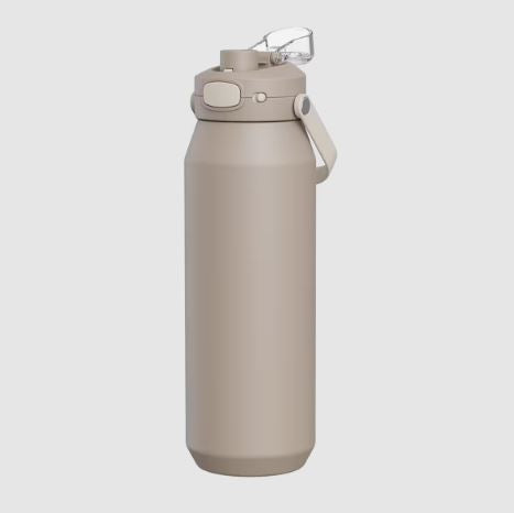 Oasis Ceramic Lined S s Triple Wall Insulated  capri  Drink Bottle W  Quick Release Lid 750ml - Latte Online Hot Sale