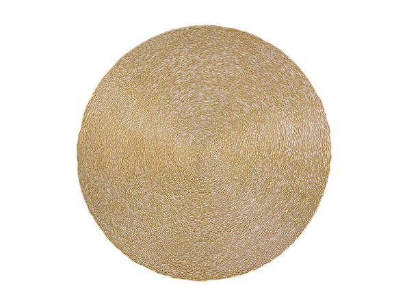 Maxwell & Williams Table Accents Lace Metallic Round Placemat Gold Online