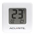 Acurite White Digital Indoor Thermometer With Compact Display Online Hot Sale