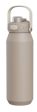 Oasis Ceramic Lined Stainless Steel Triple Wall Insulated  capri  Drink Bottle With Quick Realease Lid 1l - Latte Online now