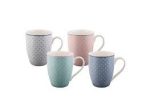 Bundanoon Coupe Mug Set Of 4 - Pastel Petals Sale