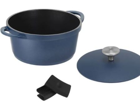 Maxwell & Williams Agile - Non-stick Casserole 20cm 2.4l - Navy Cheap