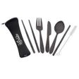 Appetito 6pce Stainless Steel Traveller s Cutlery Set Online now