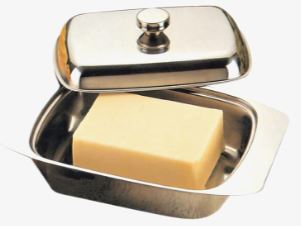 Appetito Stainless Steel Butter Dish With Cover Fashion