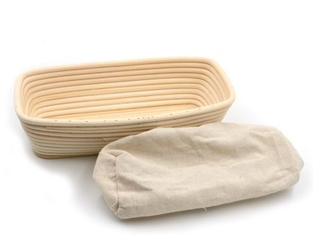 Brunswick Bakers 32cm Rectangular Banneton With Lining Sale