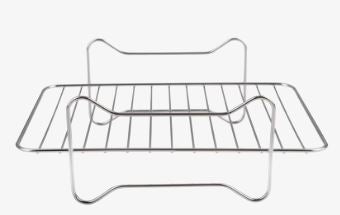 Appetito Stainless Steel Rectangle Air Fryer Rack 22 X 16cm Online now