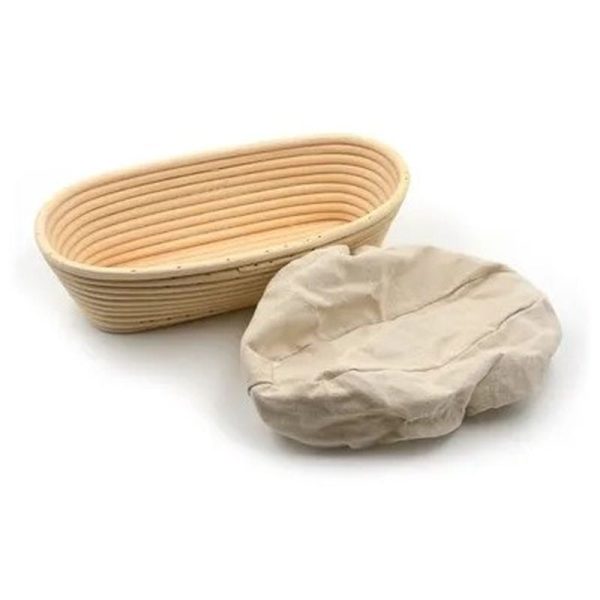 Brunswick Bakers Oval 30cm Bread Banneton With Lining Online Sale