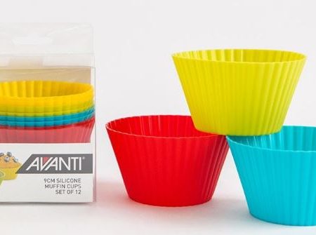 Avanti Silicone 9cm Muffin Cups 12pc Hot on Sale