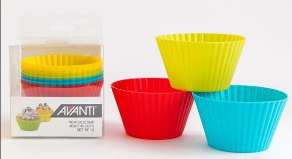 Avanti Silicone 9cm Muffin Cups 12pc Hot on Sale