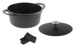 Maxwell & Williams Agile - Non-stick Casserole 24cm 4.2 - Black Sale