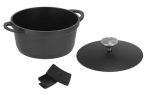 Maxwell & Williams Agile - Non-stick Casserole 20cm  2.4l - Black Cheap