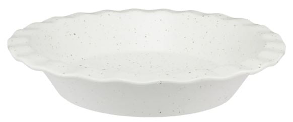 Maxwell & Williams Speckle - Fluted Pie Dish 25x4.5cm - Cream Supply