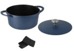 Maxwell & Williams Agile - Non-stick Casserole 24cm 4.2l - Navy Fashion