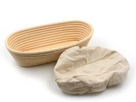 Brunswick Bakers 25cm Oval Banneton With Lining For Sale