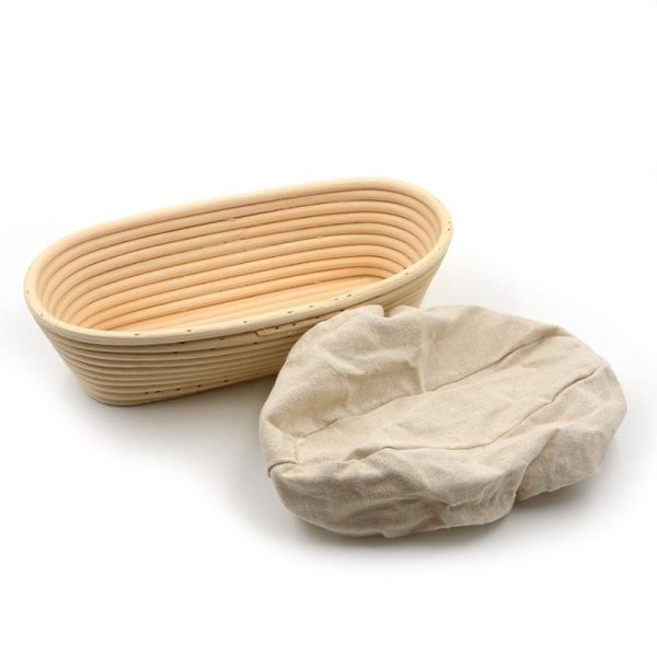 Brunswick Bakers 25cm Oval Banneton With Lining For Sale