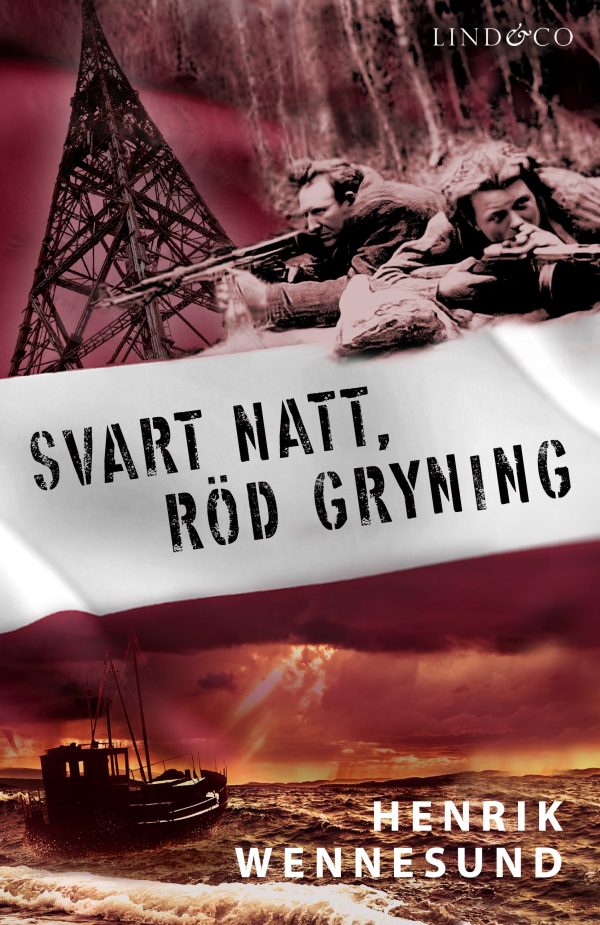 Svart natt, röd gryning For Sale