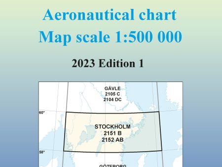 ACICAO 2151B 2152AB Stockholm 2023 : Skala 1:500 000 on Sale