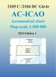 ACICAO 2105C 2104DC Gävle 2023 : Skala 1:500 000 on Sale