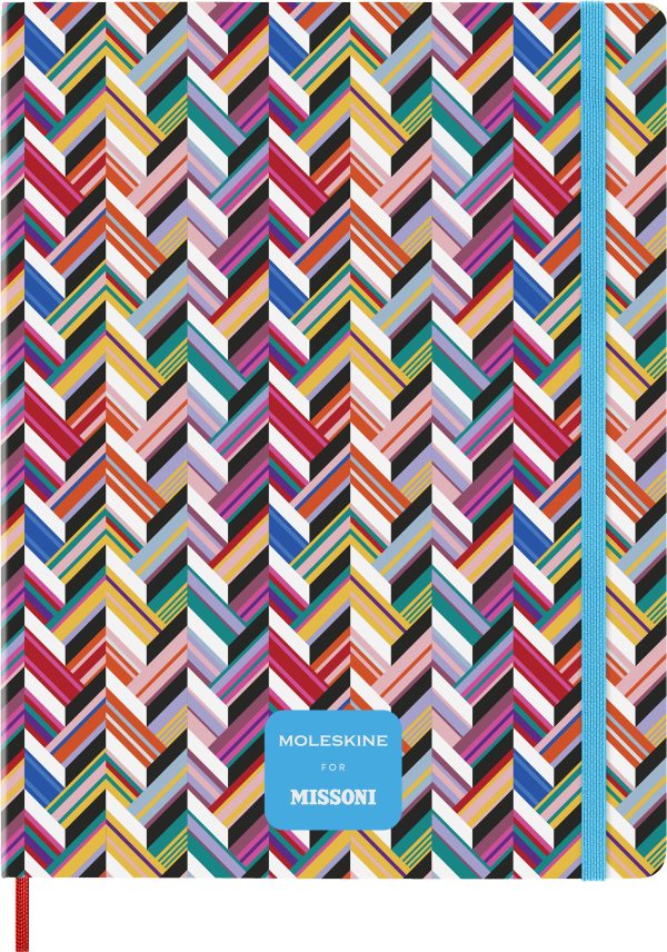 Muistikirja Moleskine Missoni Limited edition XL ruled Zigzag Supply