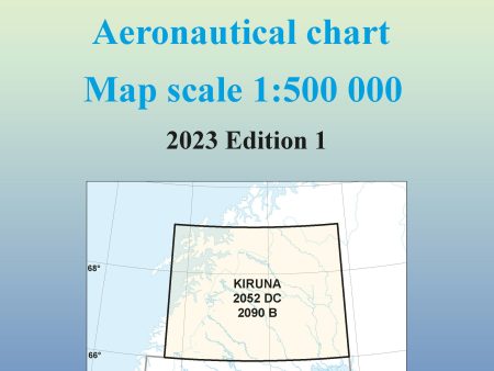 ACICAO 2052DC 2090B Kiruna 2023 : Skala 1:500 000 on Sale