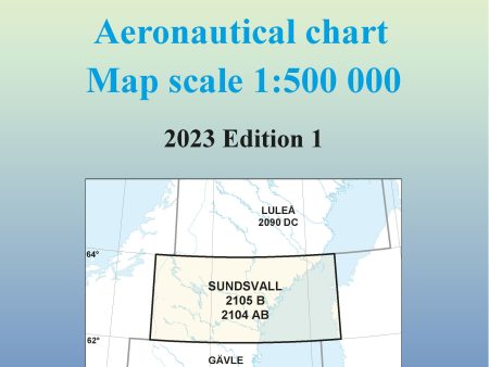 ACICAO 2105B 2104AB Sundsvall 2023 : Skala 1:500 000 For Cheap