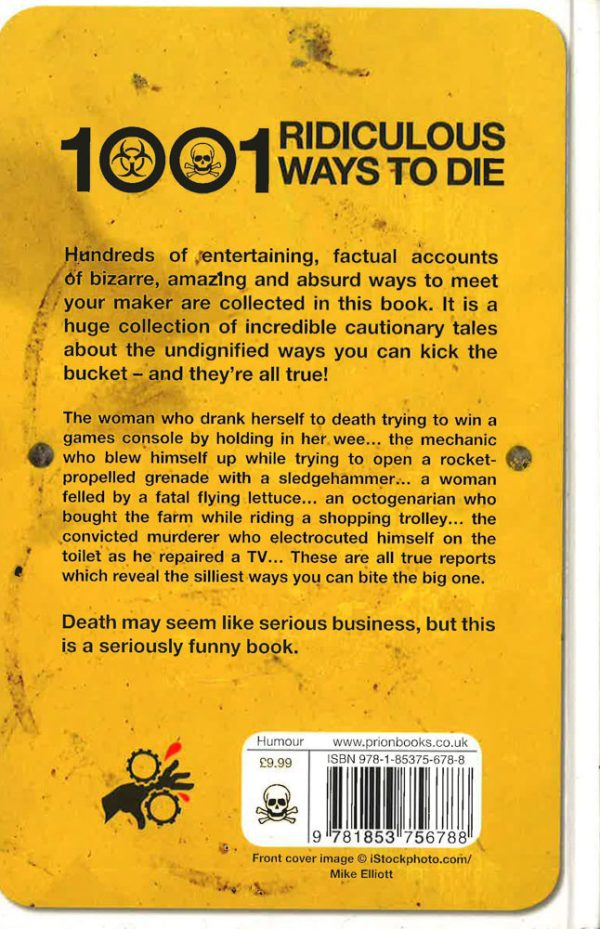 1001 Ridiculous Ways To Die on Sale